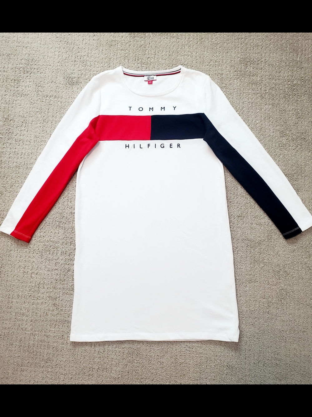 Tommy Hilfiger Dress Colorblock Large